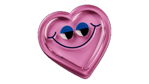 Decorative animated smiling heart — drag me around