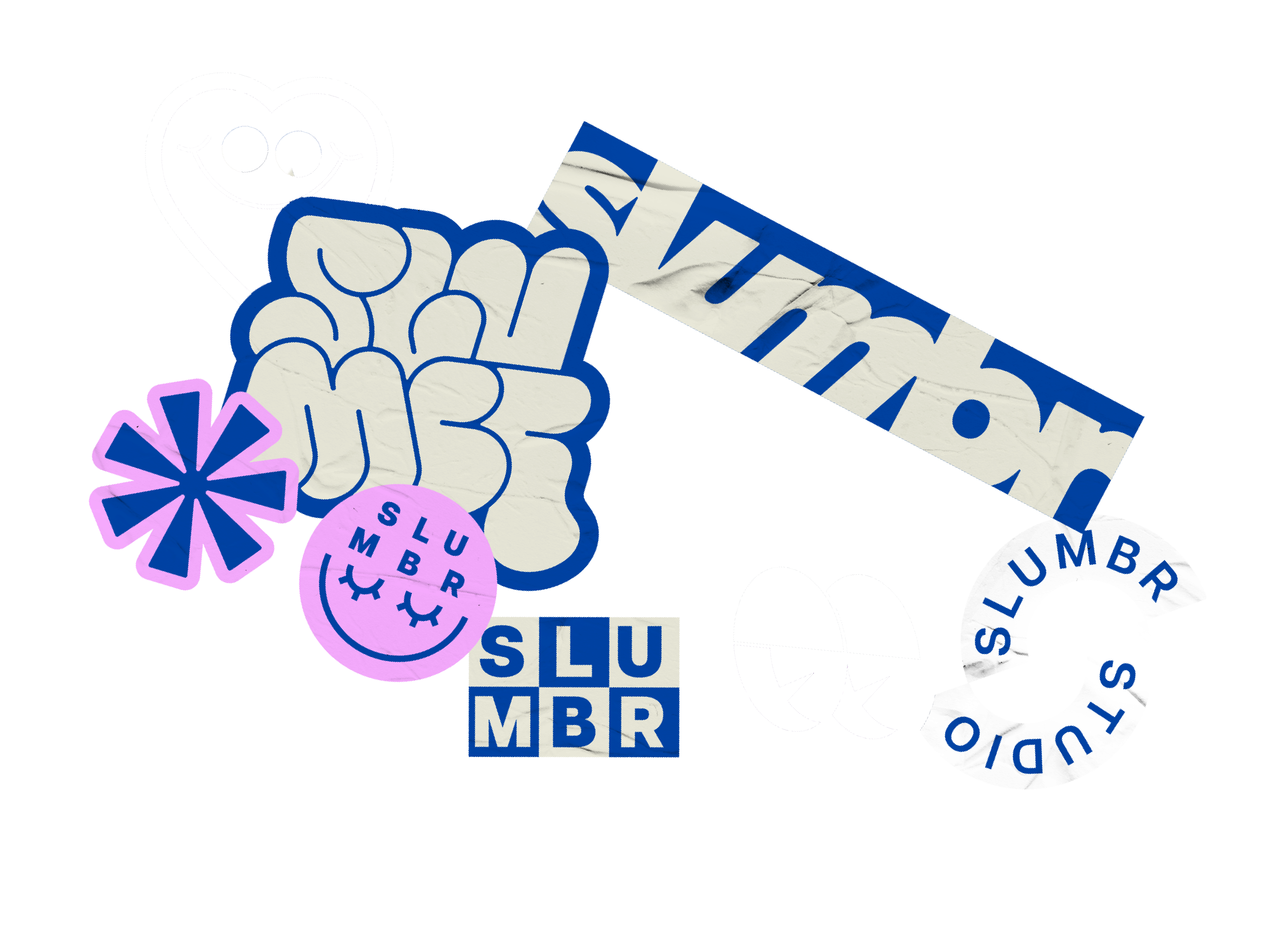 Slumbr sticker cluster