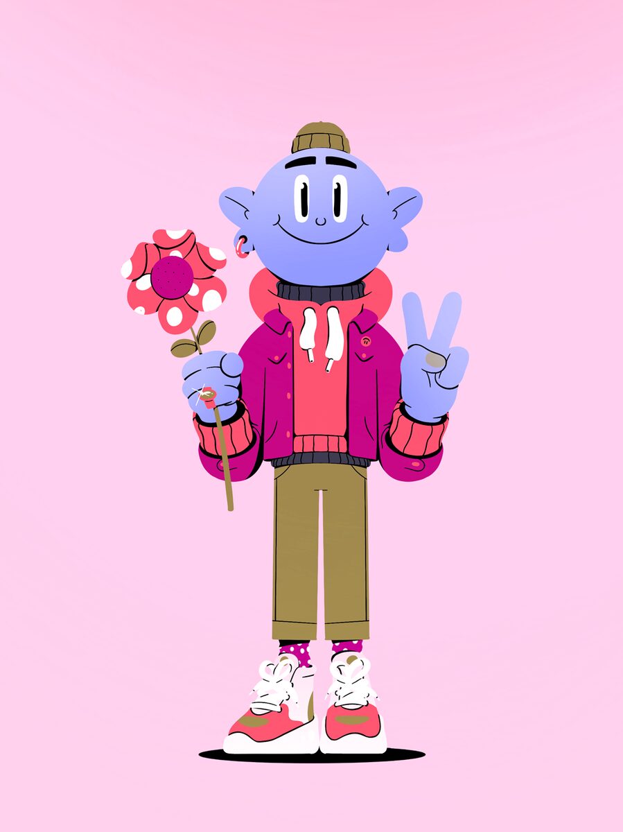 Mannetjie illustration